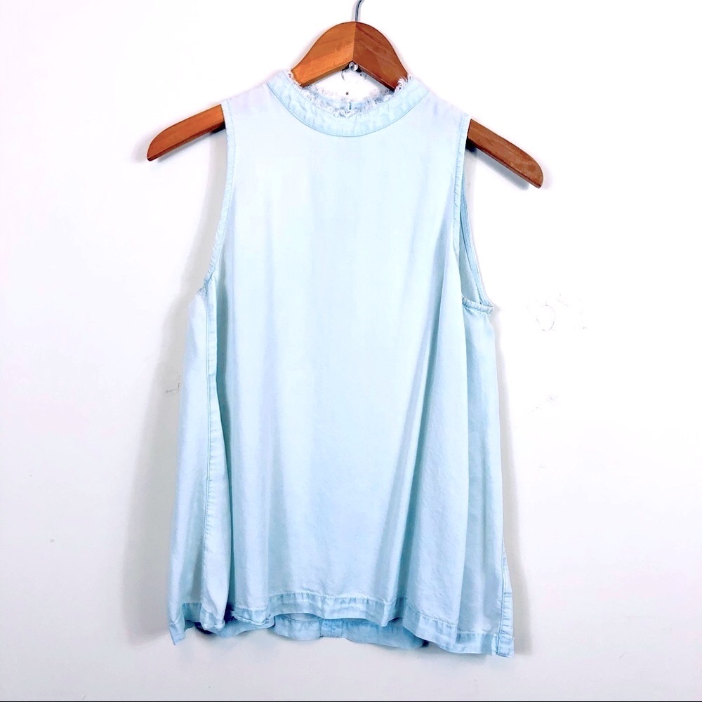 Celebrity Pink Mock-Neck Sleeveless Top